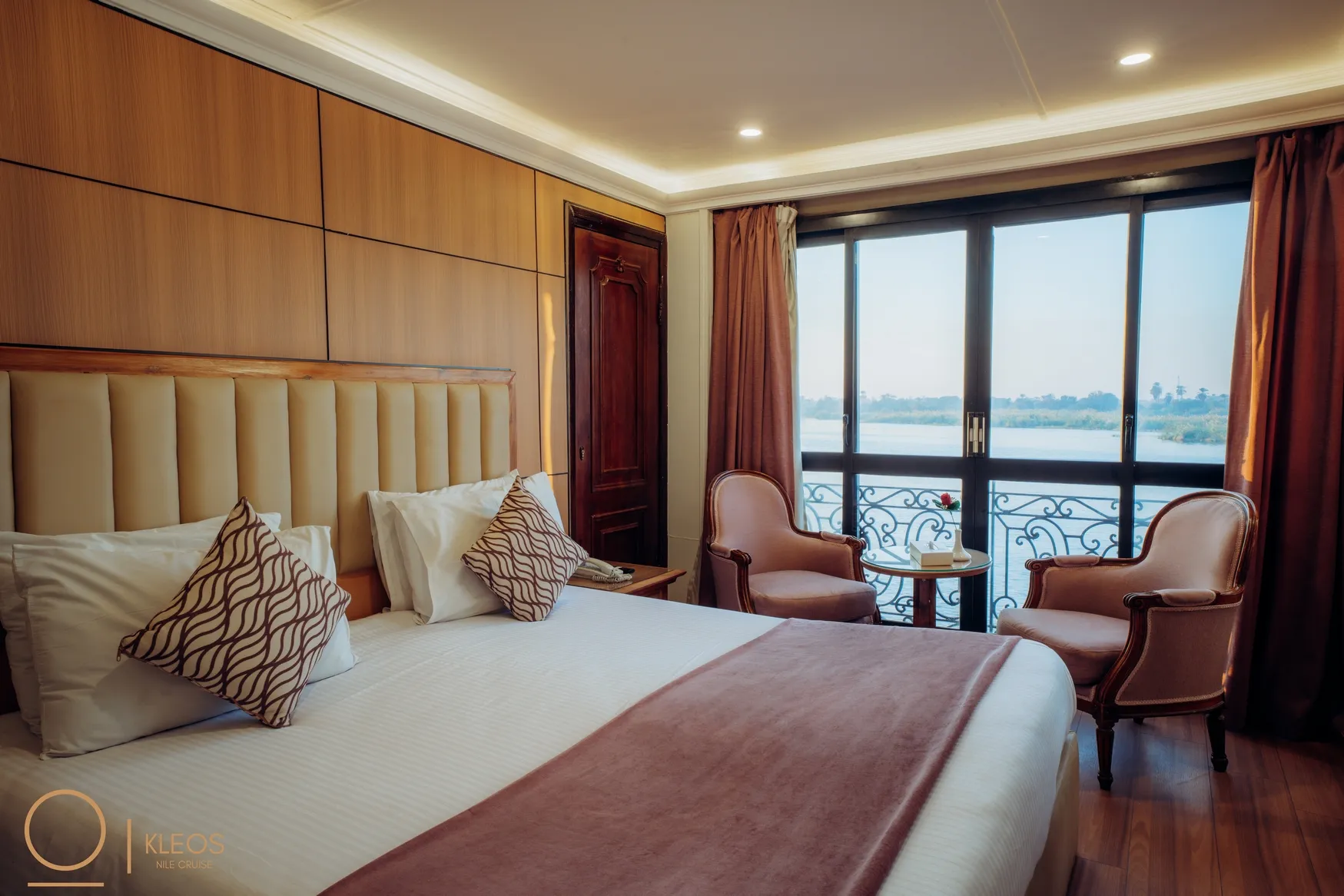Cabin aboard the MS Kleos Nile Cruise Nile cruise